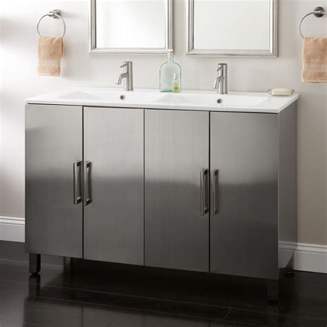 stainless steel bathroom cabinets vanity|cheap stainless steel vanity cabinet.